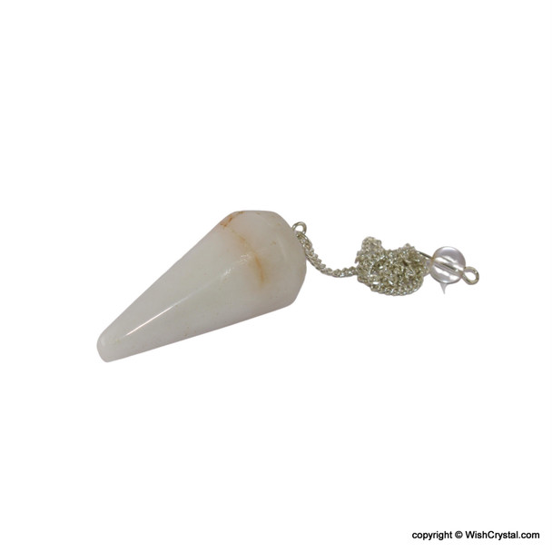 White Quartz Wholesale Crystal Pendulums