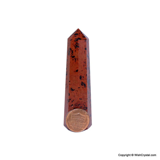 Bag of 5 Mahagony Jasper Healing Crystal wand - 3 inch Bag of 5 Mahagony Jasper Healing Crystal wand - 3 inch