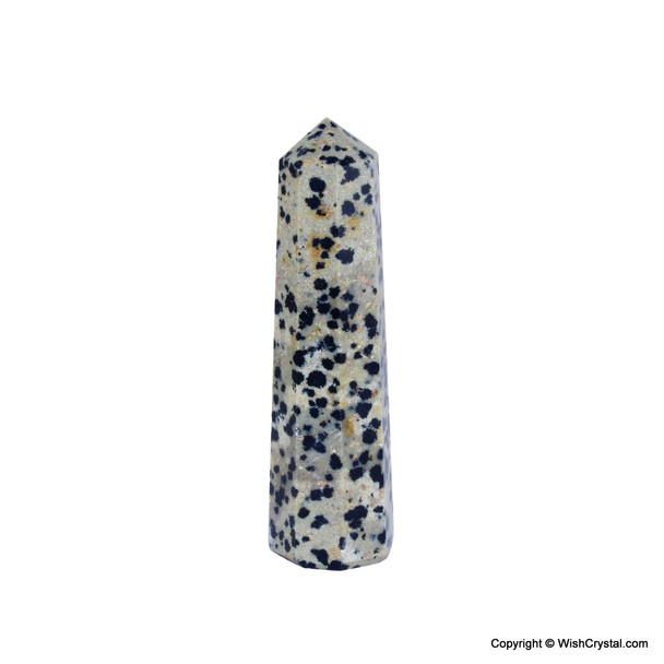 Dalmatian Jasper Healing Crystal Wand - 3 inch