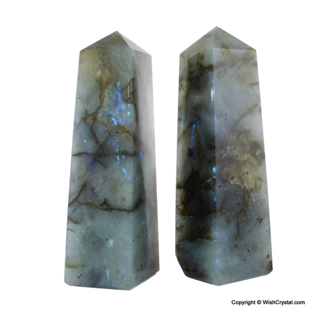 Big Natural Labradorite tower - 4 to 5 inch