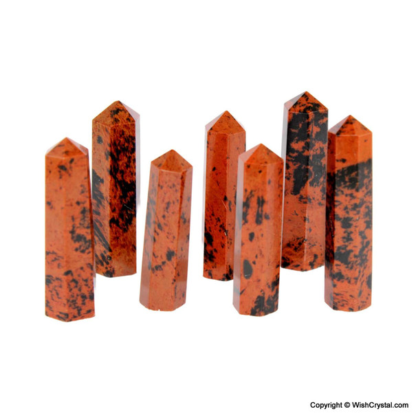 Mahogany Jasper Petite Points - 1 to 1 1/2 inch