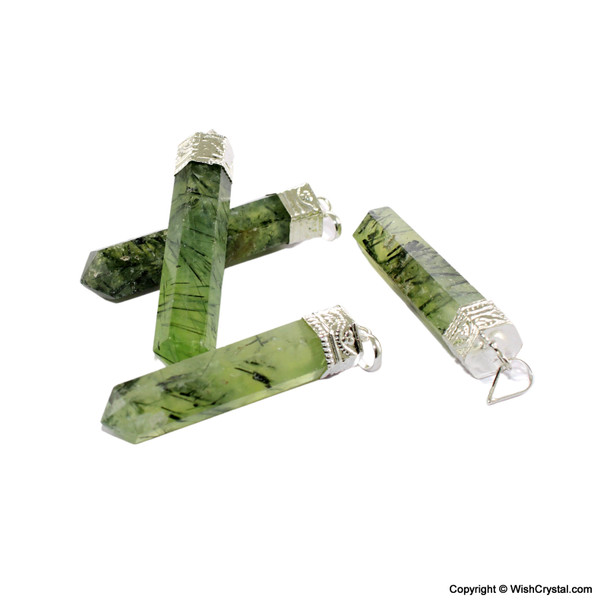 Natural Crystal point pendants