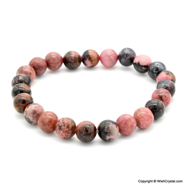 Rhodolite Beads Bracelet