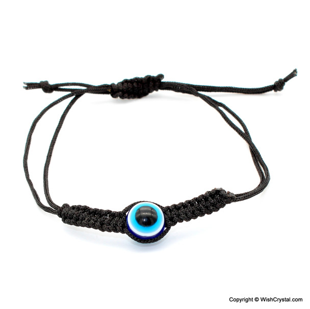 Evil Eye Solo Bead Bracelet