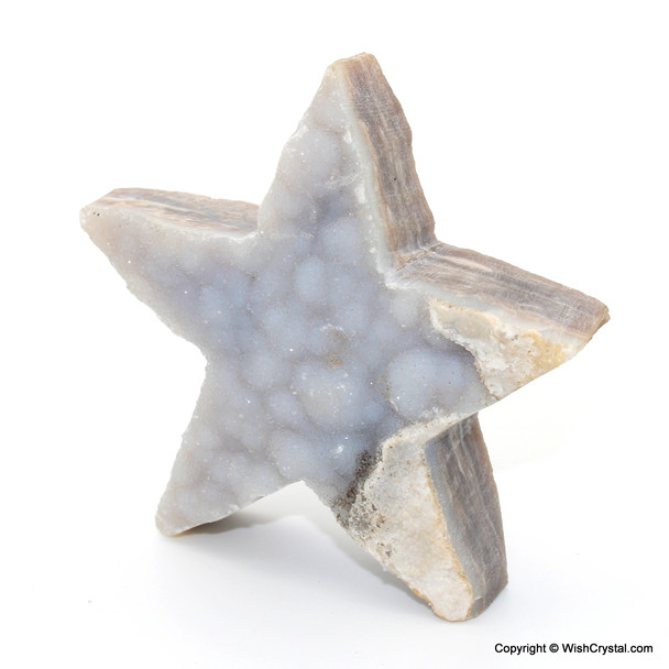 Natural Agate Druzy Star - 3 inch in diameter