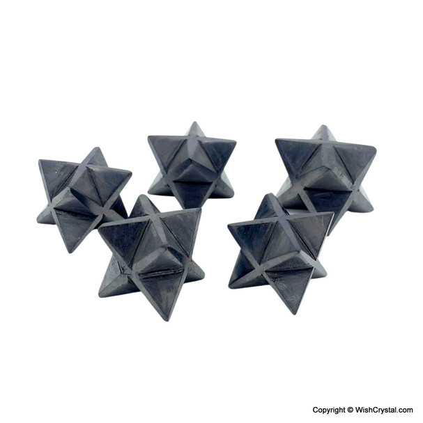 Natural Shungite Merkaba Star