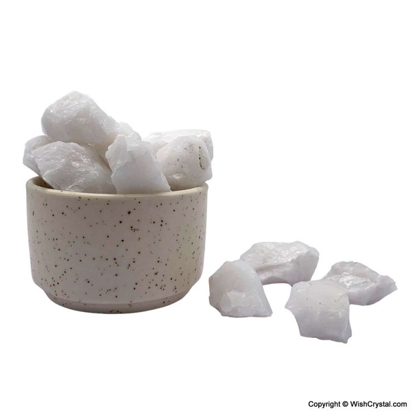 White Quartz raw stones 1 to 2 inch - Bag of 20 pieces White Quartz raw stones 1 to 2 inch - Bag of 20 pieces