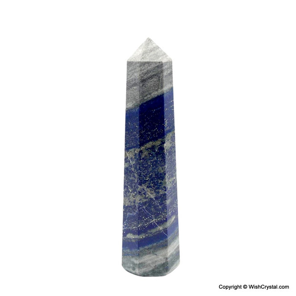 Natural Lapis Lazuli 8 sided obelisk