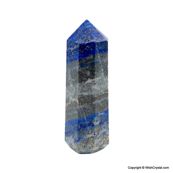 Lapis Lazuli 8-sided obelisk tower - 2 inch Lapis Lazuli 8-sided obelisk tower - 2 inch
