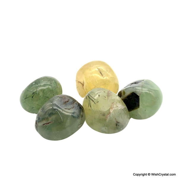 Phrenite Tumble stone bag per kilogram Phrenite Tumble stone bag per kilogram