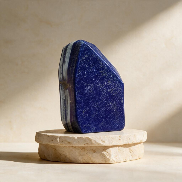 Lapis Lazuli natural free-form polished crystal - 14.50 lbs