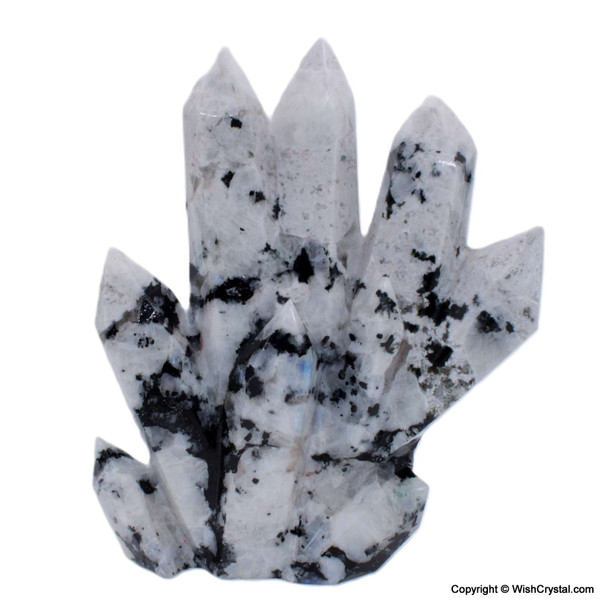 Rainbow Moonstone Polished Natural Point - 1160 grams