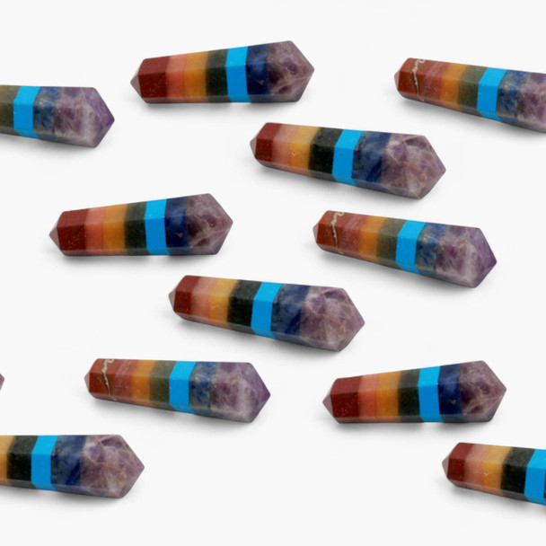 Chakra Stones double terminated petite bonded points Chakra Stones double terminated petite bonded points
