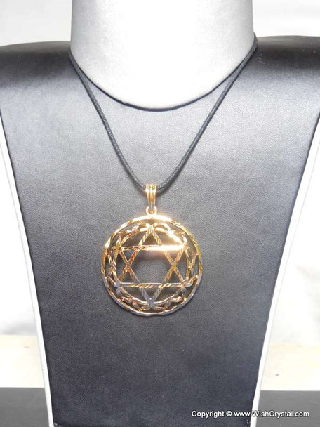 Metal Casted Heart Chakra Pendant