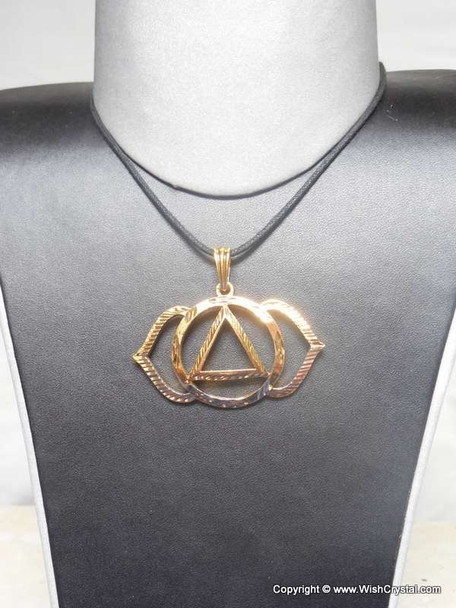 Metal Casted Brow Chakra Pendant