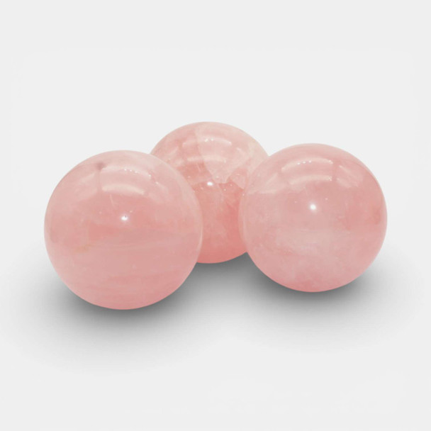 AA+ Rose Quartz Spheres - 50 mm