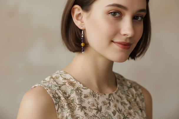 Copy of Gemstone Beads Earrings