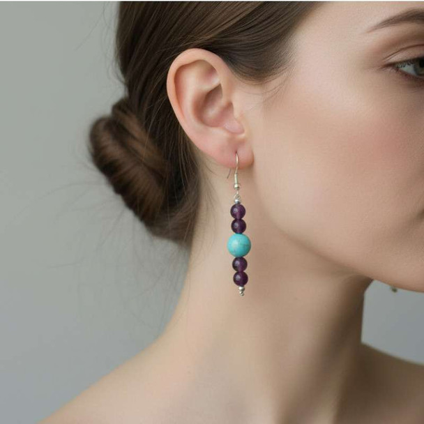 Copy of Gemstone Beads Earrings