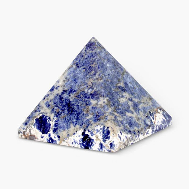 Sodalite Big Size Pyramid - 4 inch