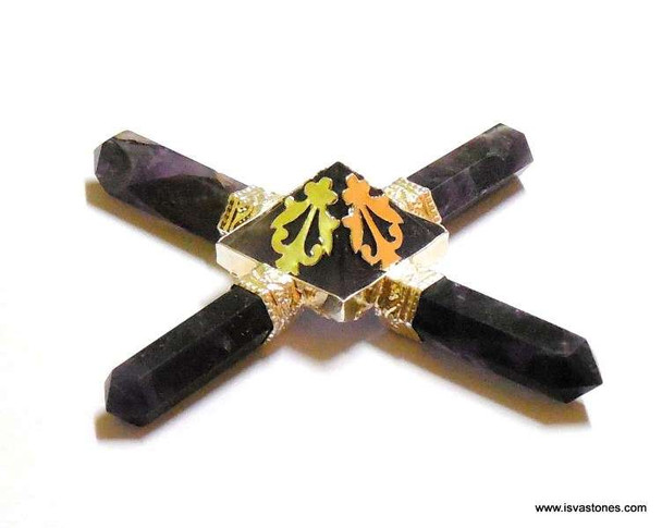 Amethyst Points Aura Energy Generator - Tibetan Craft