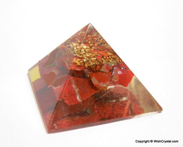 Red Jasper Orgone Pyramid - 25 mm