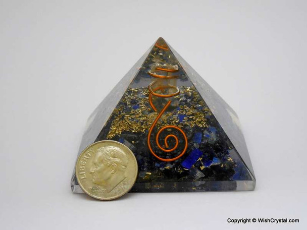 Lapis Lazuli Orgone Pyramid - 40 - 45 mm