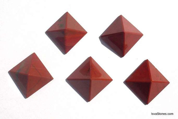 Red Jasper Pyramid - 18 to 20 mm
