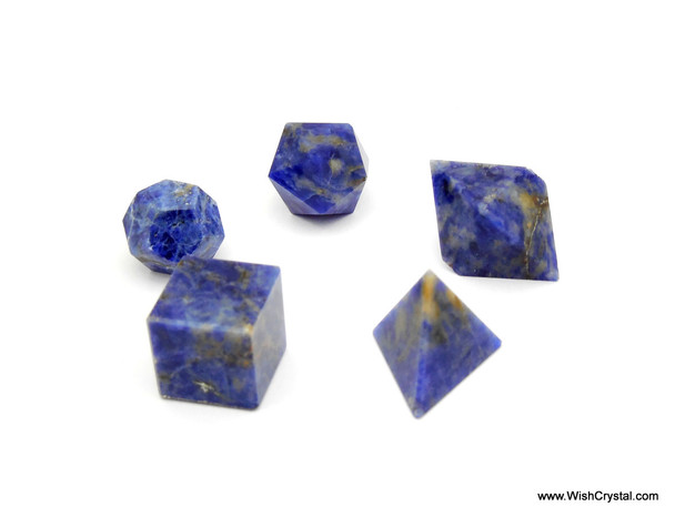 Sodalite Sacred Geometry Set