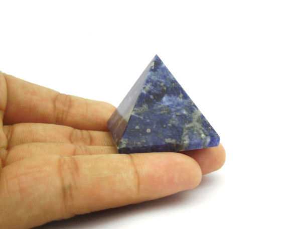 Natural Sodalite Pyramid - 25 to 28 mm