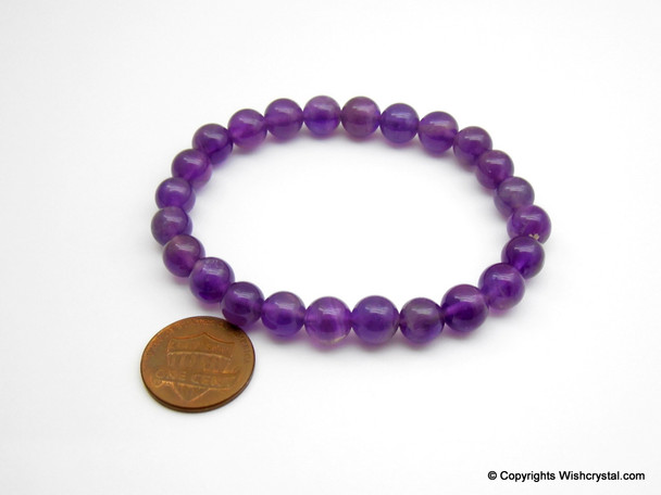 Amethyst Beads Bracelet