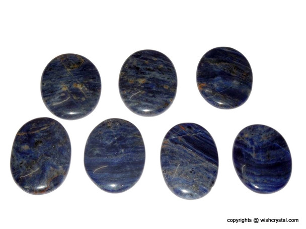 Sodalite Oval Worry Stone