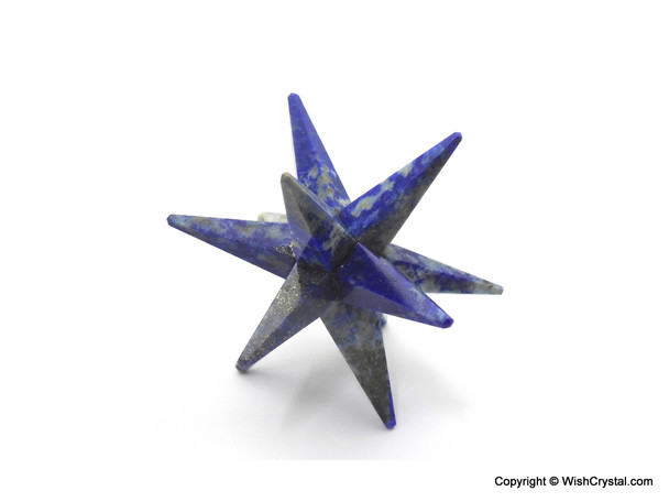 Lapis Lazuli Crystal Star with 12 points