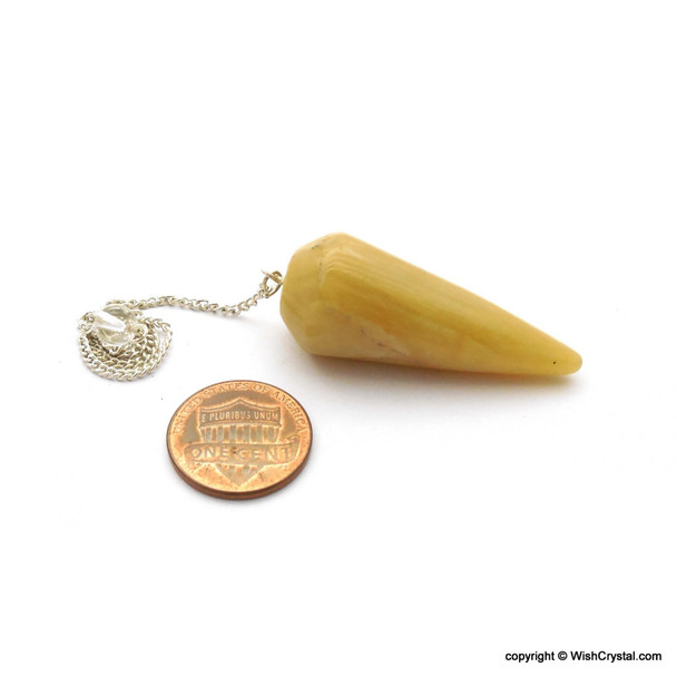 Wholesale supplier of Natural Healing Crystal Pendulum of Yellow Aventurine