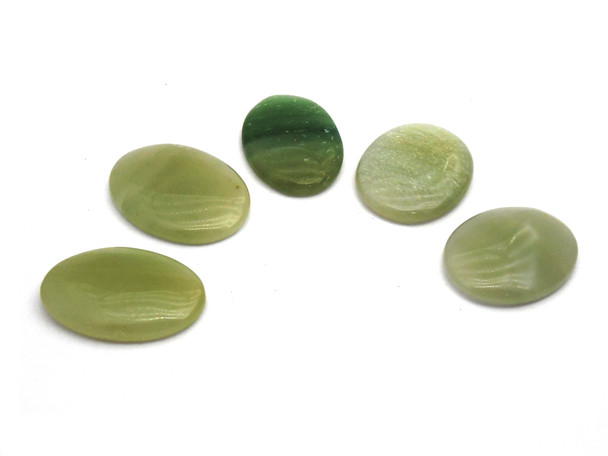 Green Aventurine Cabochons for healing - Oval Shape