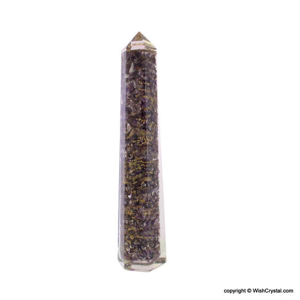 Amethyst Orgonite Obelisk Tower Amethyst Orgonite Obelisk Tower
