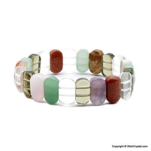 Mixed Crystal Capsule Bracelet – Wholesale | Wishcrystal