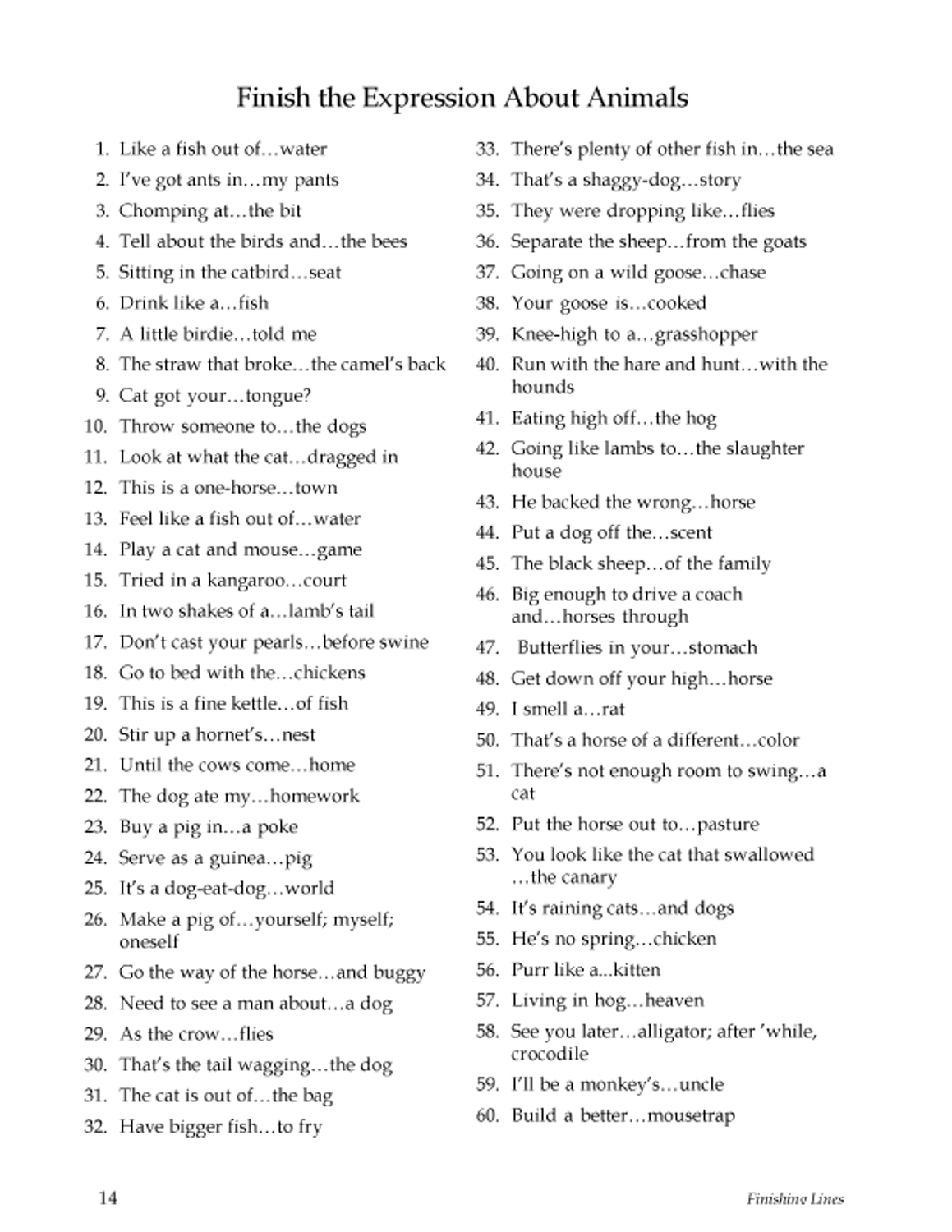 FINISHING LINES Volume 1 ElderSong by Emerald LLC