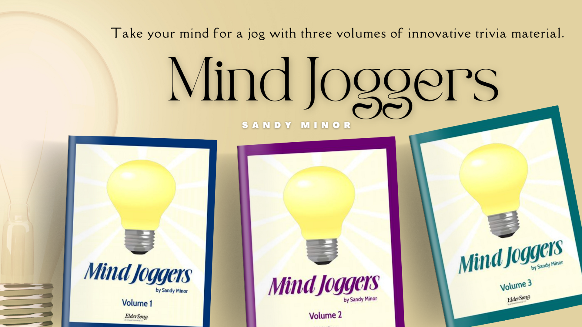 MIND JOGGERS by Sandy Minor: Take your mind for a jog with three volumes of innovative trivia material.