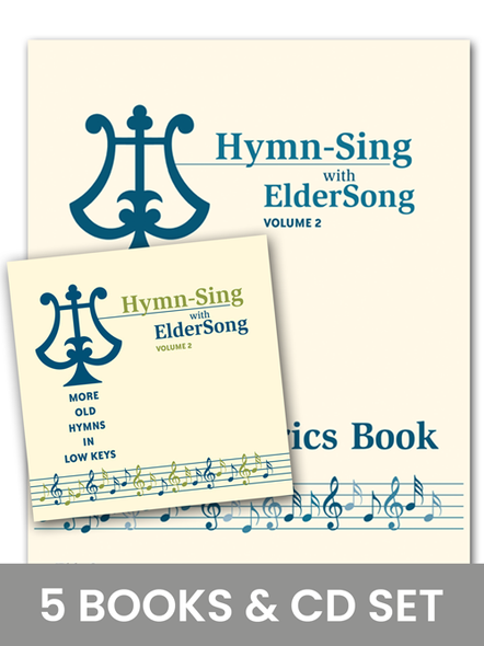 HYMN-SING with ELDERSONG, Volume 2 - CD and 5 Lyrics Books Set