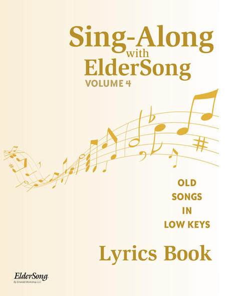 SING-ALONG with ELDERSONG, Volume 4 - Lyrics Books only (Set of 5 books - NO CD)
