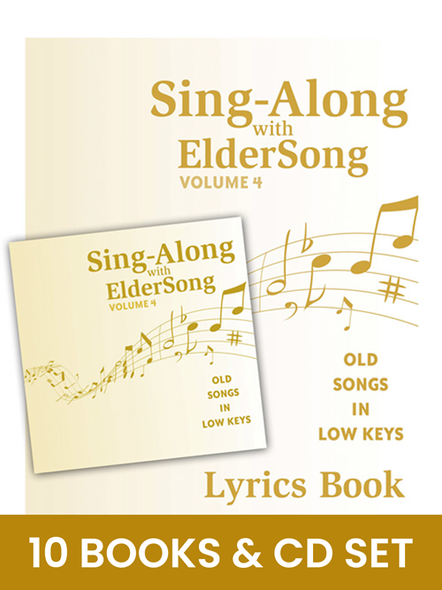 SING-ALONG with ELDERSONG, Volume 4 - CD and 10 Lyrics Books Set