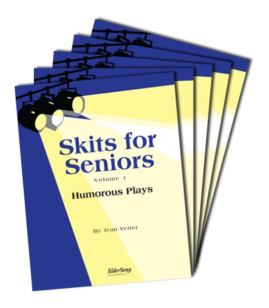 SKITS FOR SENIORS, Vol 1 - Humorous Plays - ACTORS' SET SPECIAL (5 books)