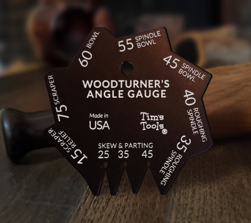 Woodturner's Angle Gauge