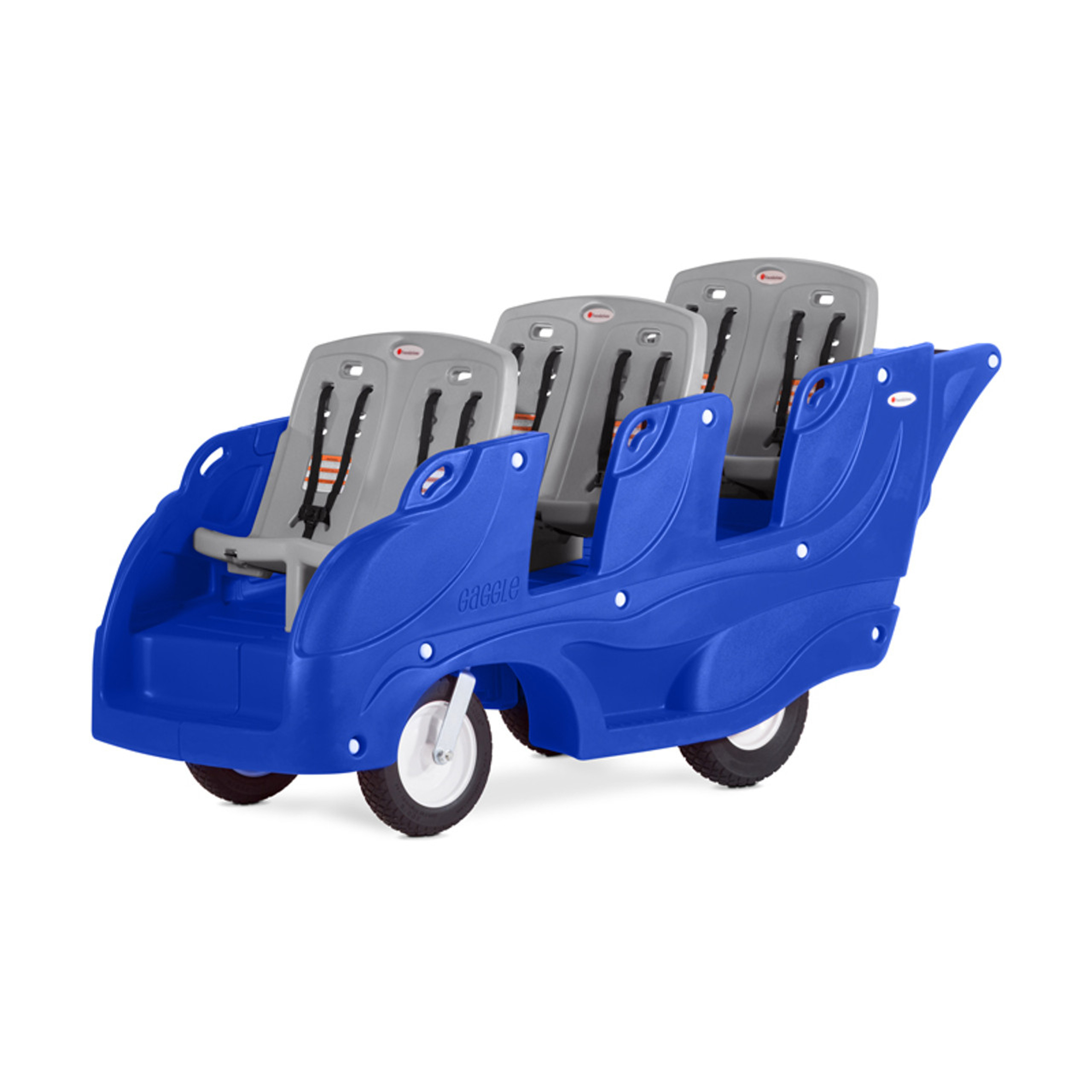 6 seat blue stroller