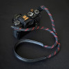 A-MoDe Rope Camera Strap Black Red Leather Shoulder Pad 法國Beal 登山繩帶頸位保護墊 120cm