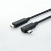 Fibbr USB-C5 USB 3.1 Gen1 Type C Cable Black  直角光纖連接線 黑色