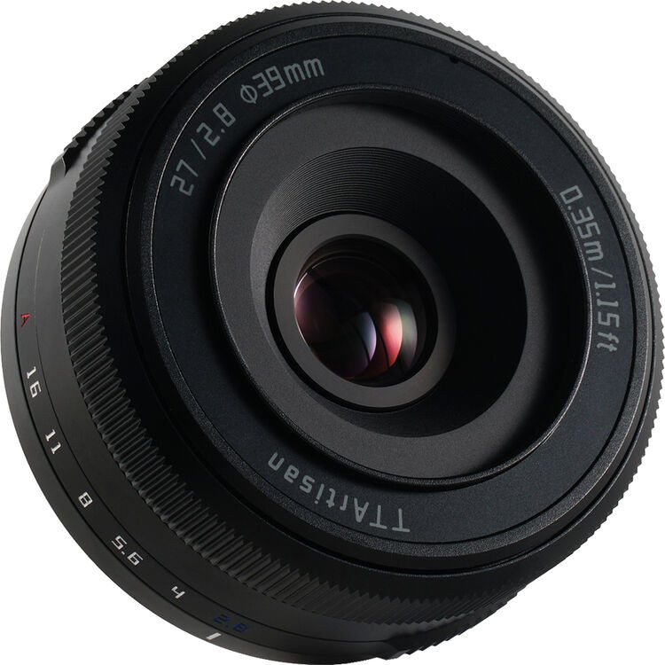 TTArtisan AF 27mm F2.8 APS-C 鏡頭(Sony E / Fuji X, 黑色/ 白色/ 銀色)