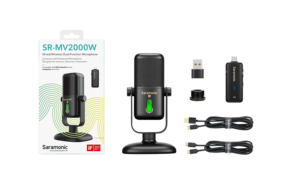 Saramonic SR-MV2000W USB/Wireless Microphone 有線/無線直播收音咪