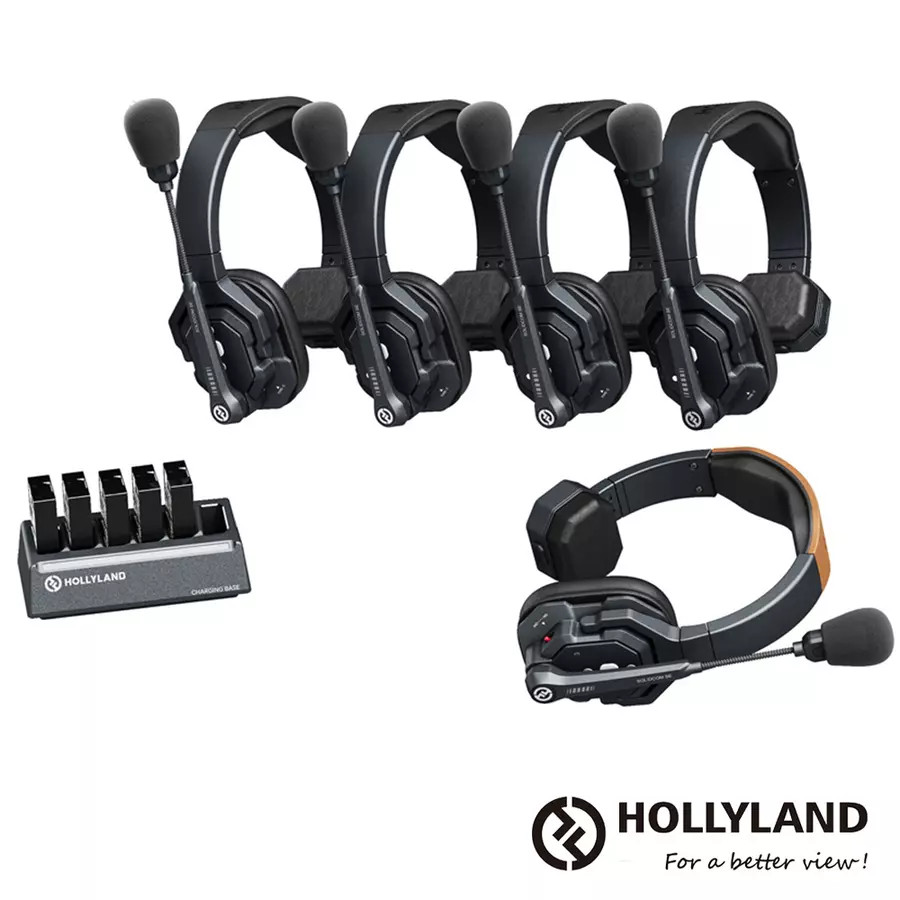 Hollyland Solidcom SE 5S 1.9G Full-Duplex Intercom System 全雙工抗噪無線通話系統-  Yingkee Photo