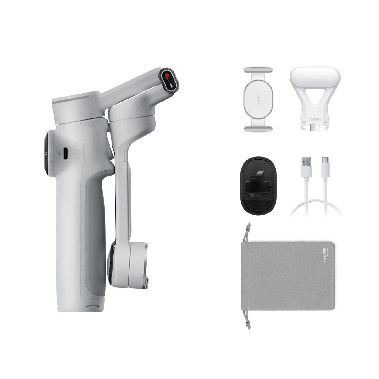 Insta360 Flow 2 Pro Vlog Bundle Stone Gray 智能手機穩定器Vlog套裝